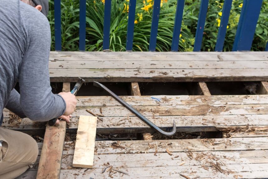 Repairing Worn or Weathered Deck Boards